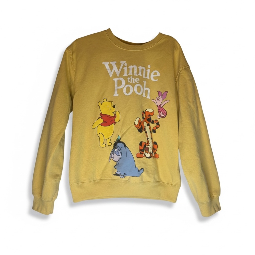 Disney Kids Large Winnie the Pooh Golden Yellow Casual Y2K Wear